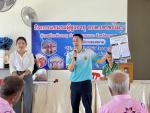 ประชาสัมพันธ์เชิญชาวบ้านตำบลห้วยทับมอญผู้มีสิทธิ์เลือกตั้ง