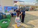 กองสาธารณสุขและสิ่งแวดล้อม รับซื้อขยะในโครงการรณรงค์การจัดกา
