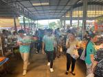 ประชาสัมพันธ์ รณรงค์การจัดการขยะเปียกครัวเรือนทั้ง 3 ตลาดในพ